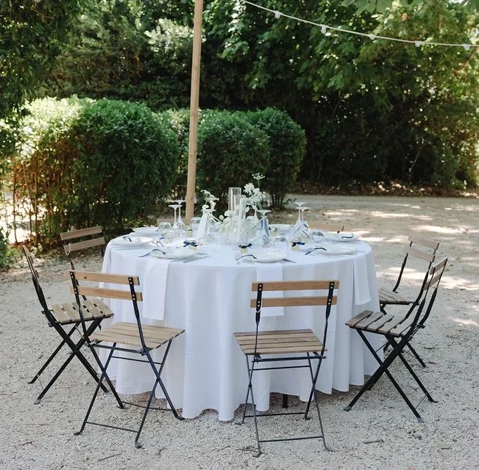 Mobilier pour mariage en Provence